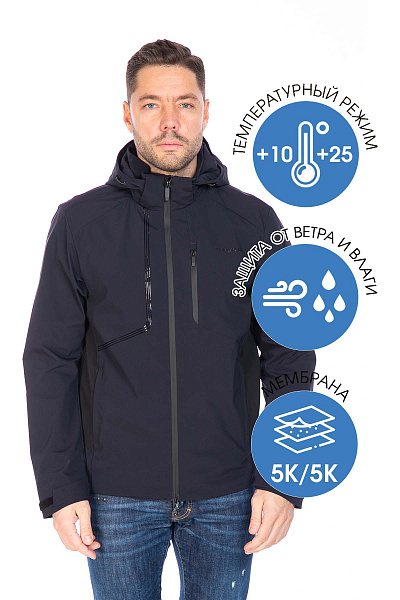 Ветровка Forcelab Темно-синий, 706647